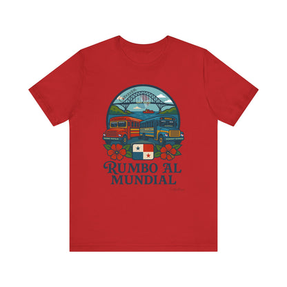 Rumbo al Mundial Soccer Tee — Vintage Panama Football World Cup Shirt