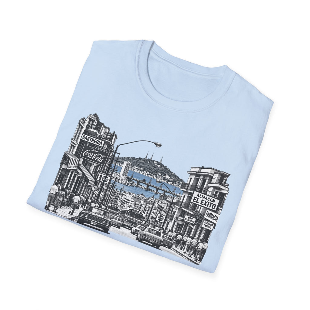 Sal Si Puedes Panama Vintage Street Scene T-Shirt — Retro Cityscape Graphic Tee