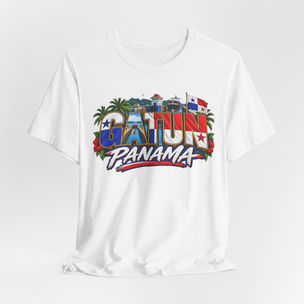 Gatun Panama Graphic Tee – Tropical Canal Town Souvenir T-Shirt