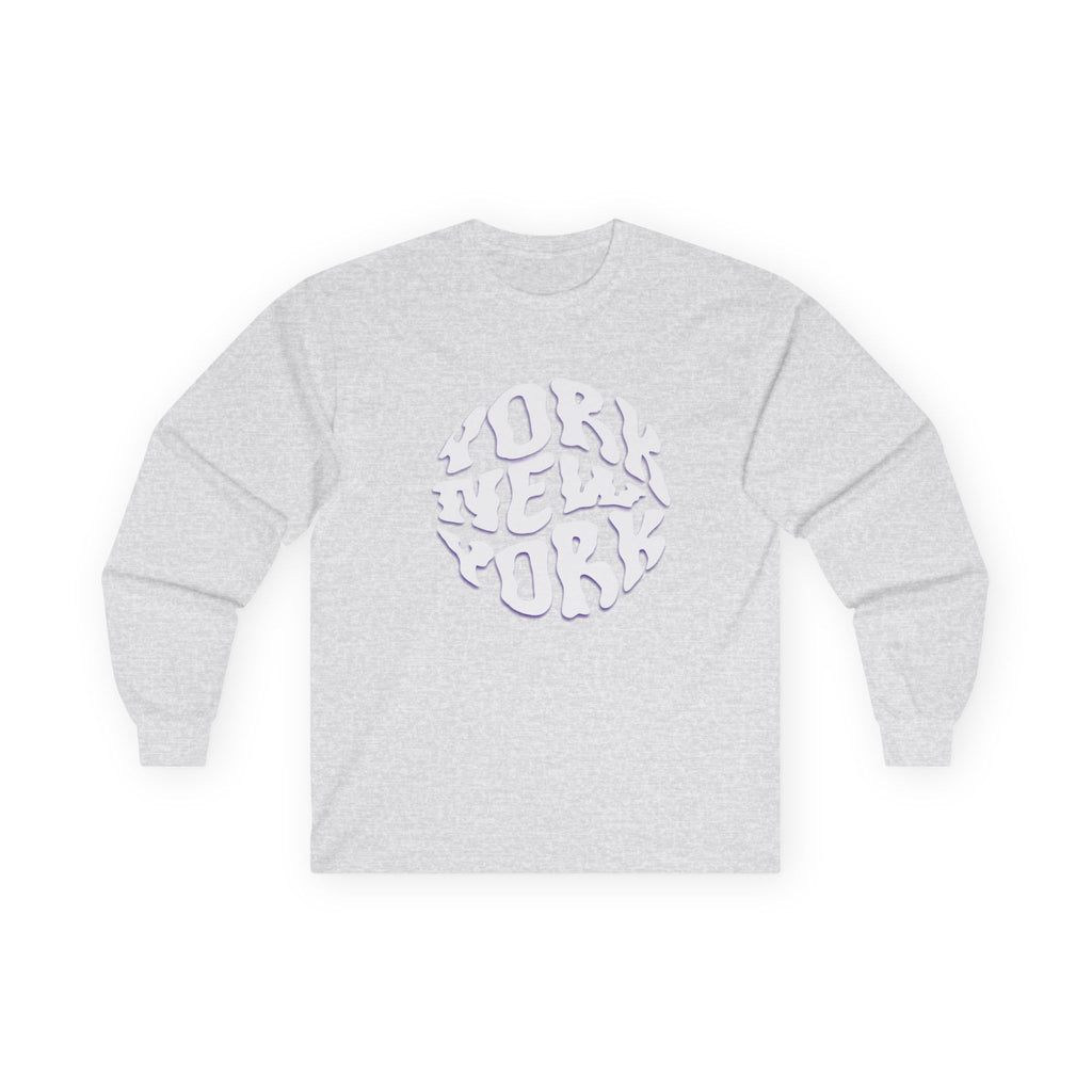 New York Long Sleeve Tee | Casual Summer Top, Gift for Beach Lovers, Vacation Souvenir, Unisex Tee, Summer Wear