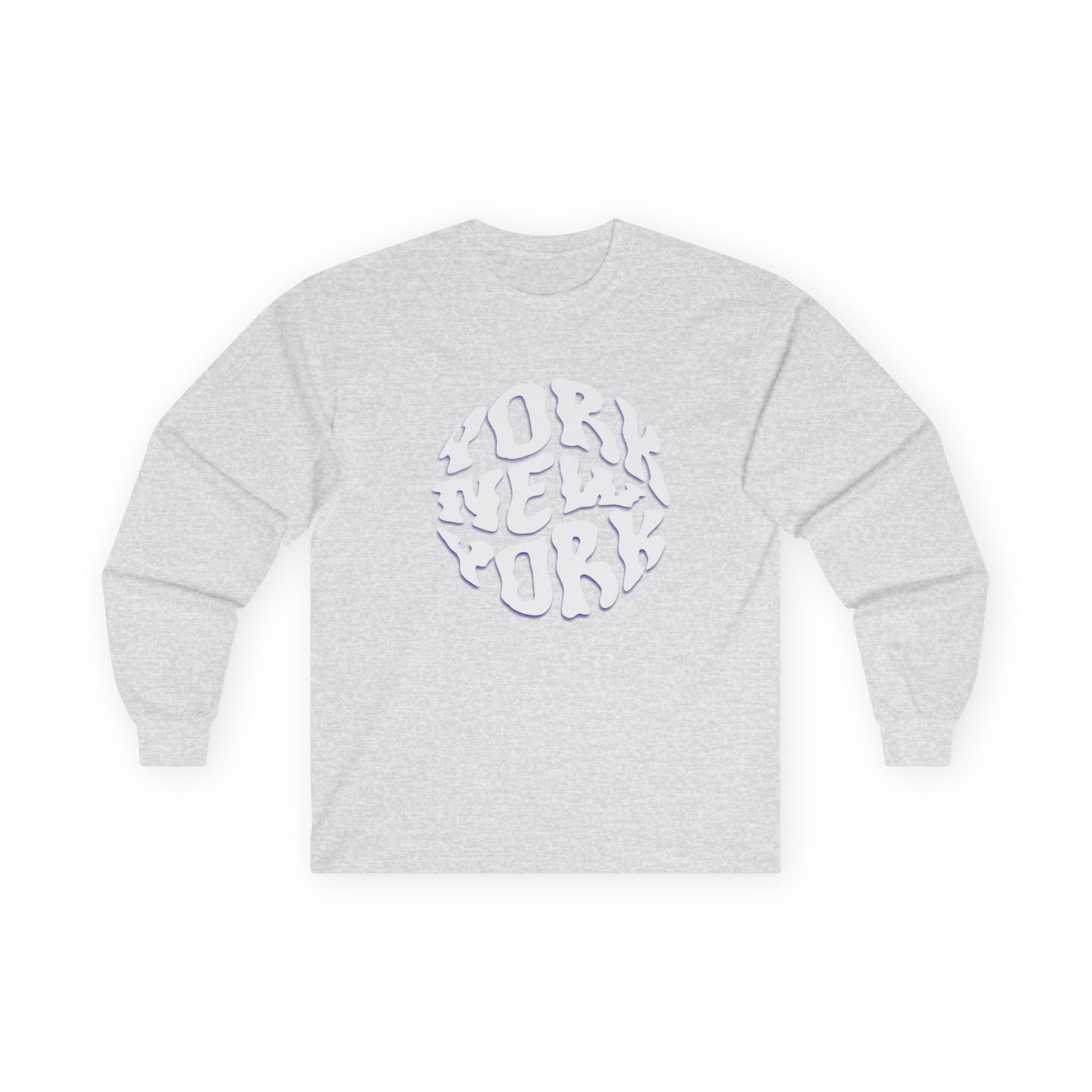 New York Long Sleeve Tee | Casual Summer Top, Gift for Beach Lovers, Vacation Souvenir, Unisex Tee, Summer Wear