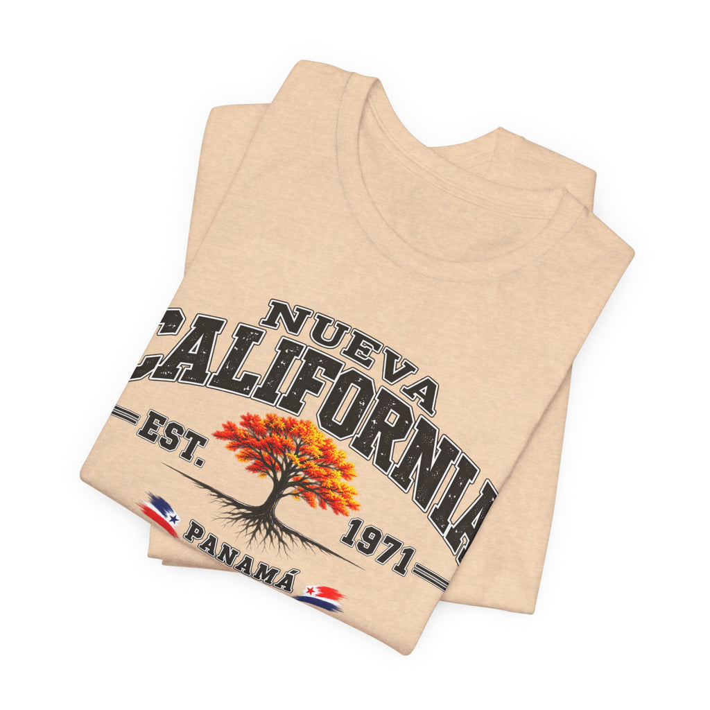 Nueva California Panama Tee – Retro 'Est. 1971' Vintage Tree T-Shirt