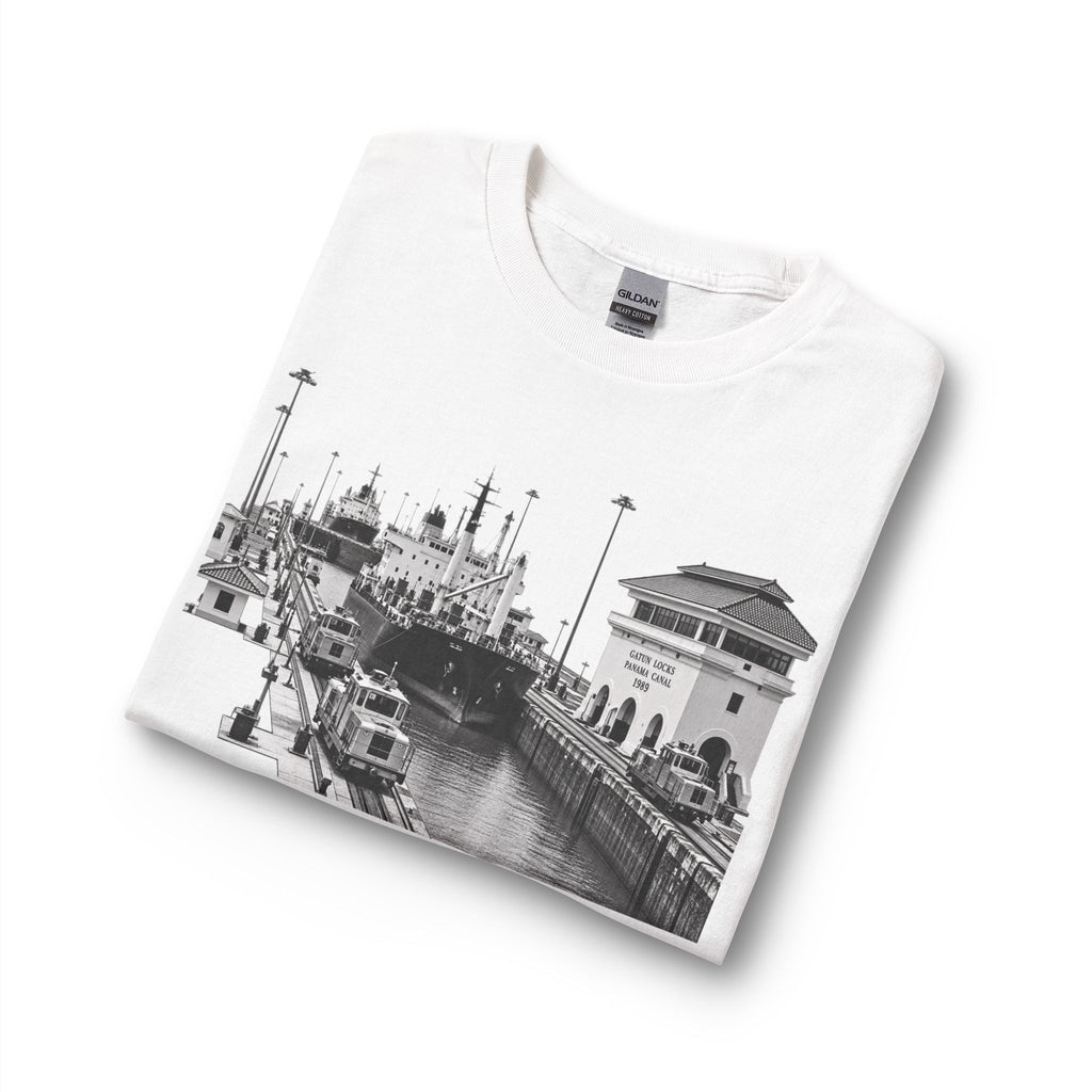 Gatun Locks Panama Canal Vintage Photo Long Sleeve Tee