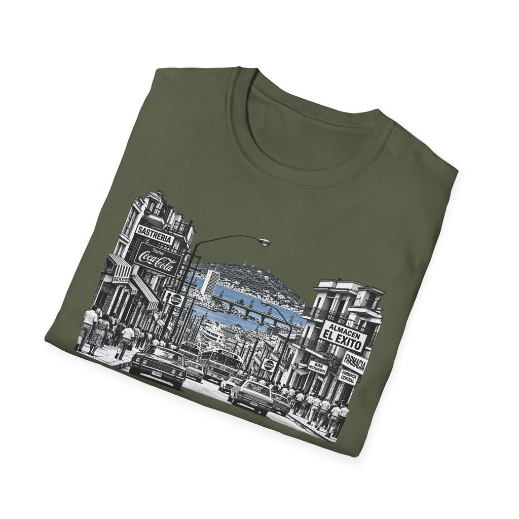 Sal Si Puedes Panama Vintage Street Scene T-Shirt — Retro Cityscape Graphic Tee