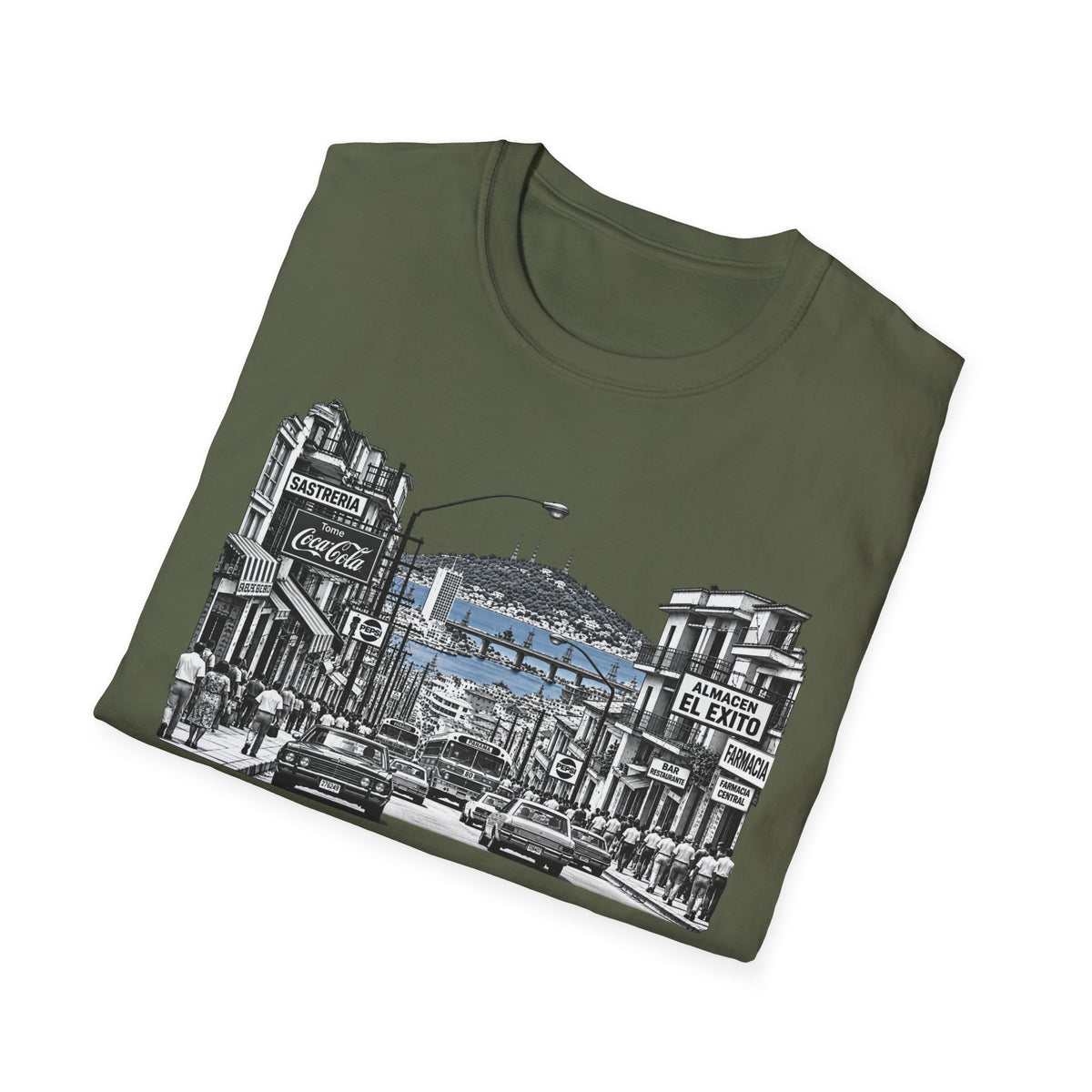 Sal Si Puedes Panama Vintage Street Scene T-Shirt — Retro Cityscape Graphic Tee