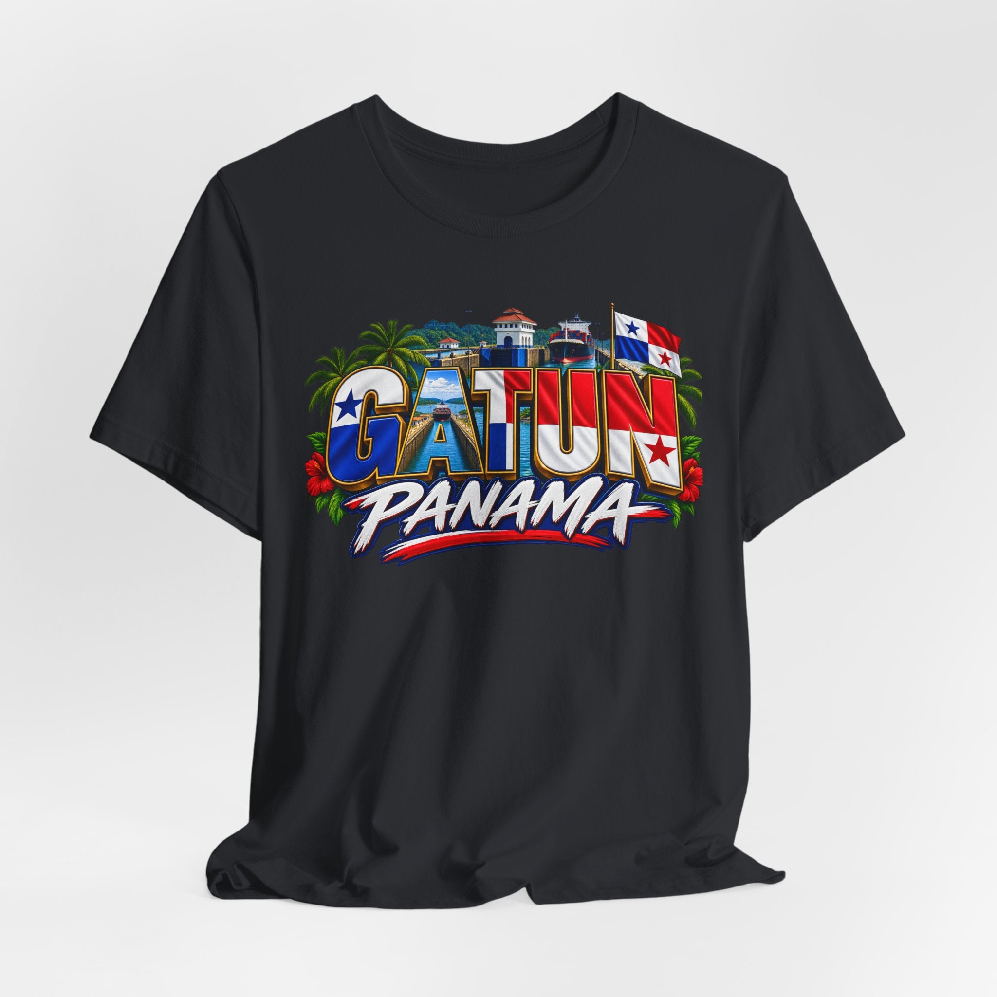 Gatun Panama Graphic Tee – Tropical Canal Town Souvenir T-Shirt