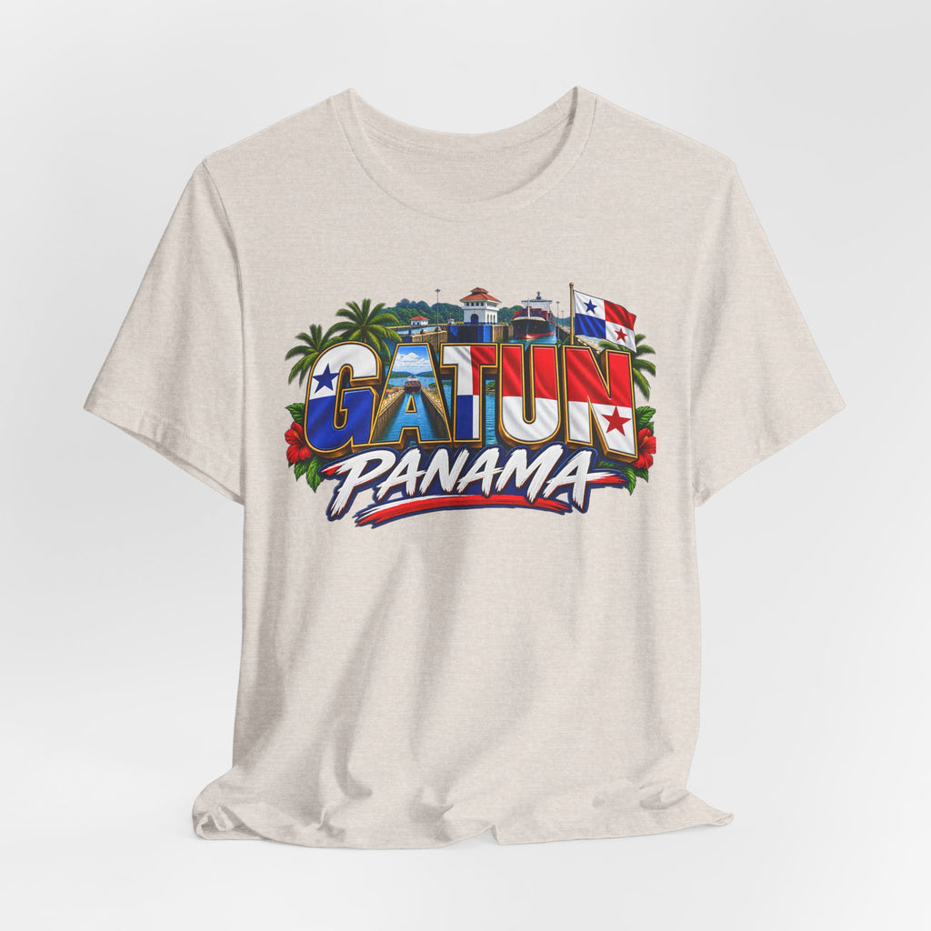 Gatun Panama Graphic Tee – Tropical Canal Town Souvenir T-Shirt