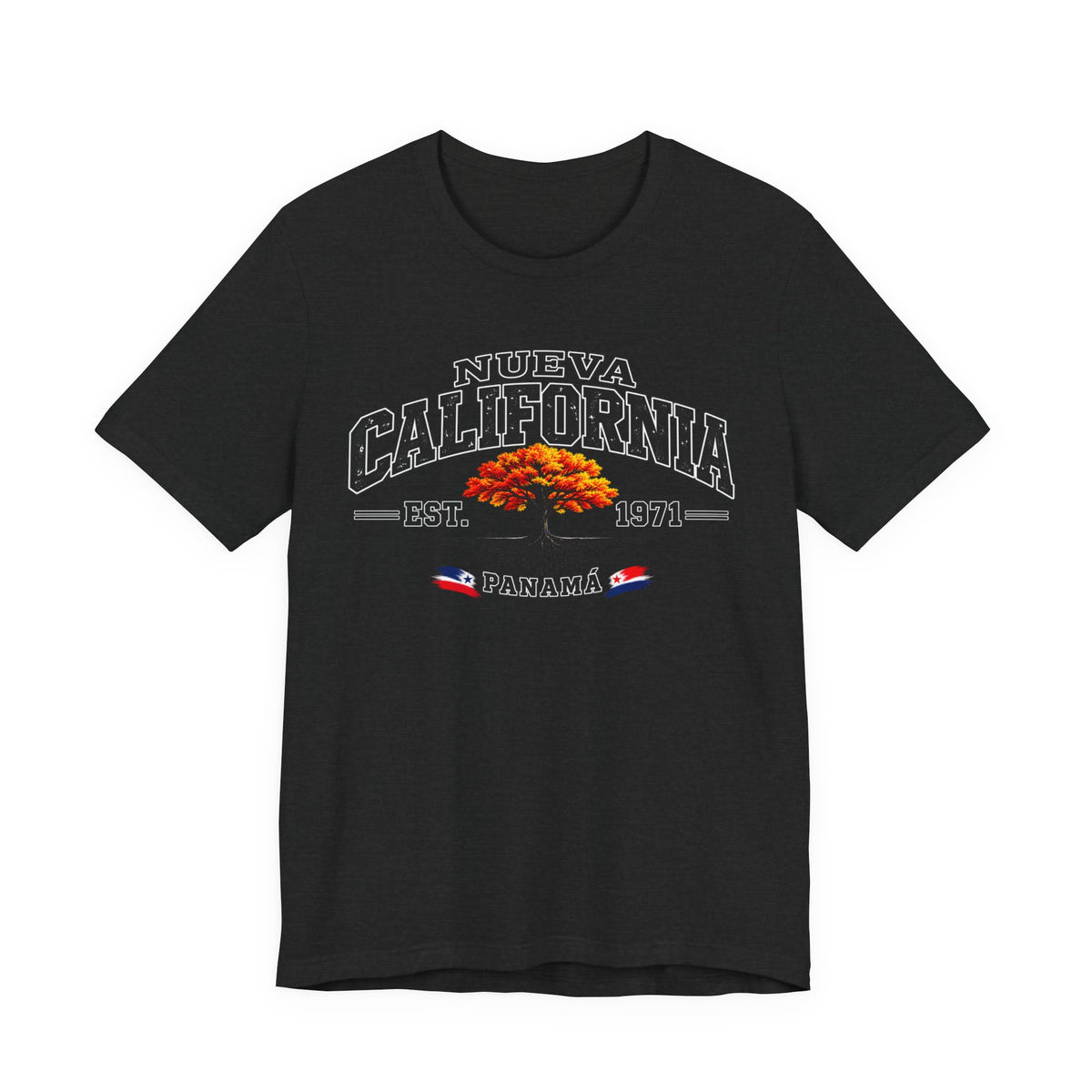 Nueva California Panama Tee – Retro 'Est. 1971' Vintage Tree T-Shirt