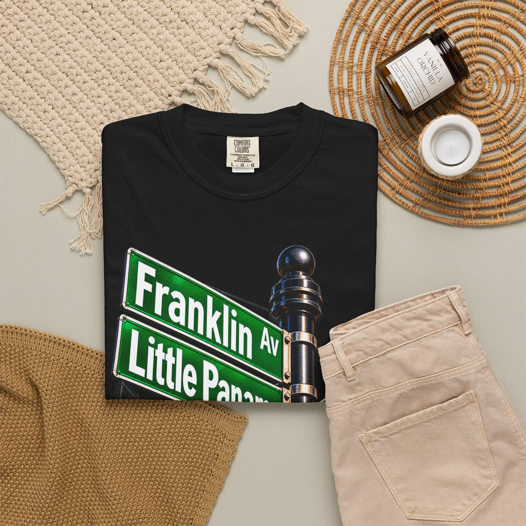 Brooklyn Street Sign T-Shirt — Franklin Ave & Bergen St Little Panama Graphic Tee