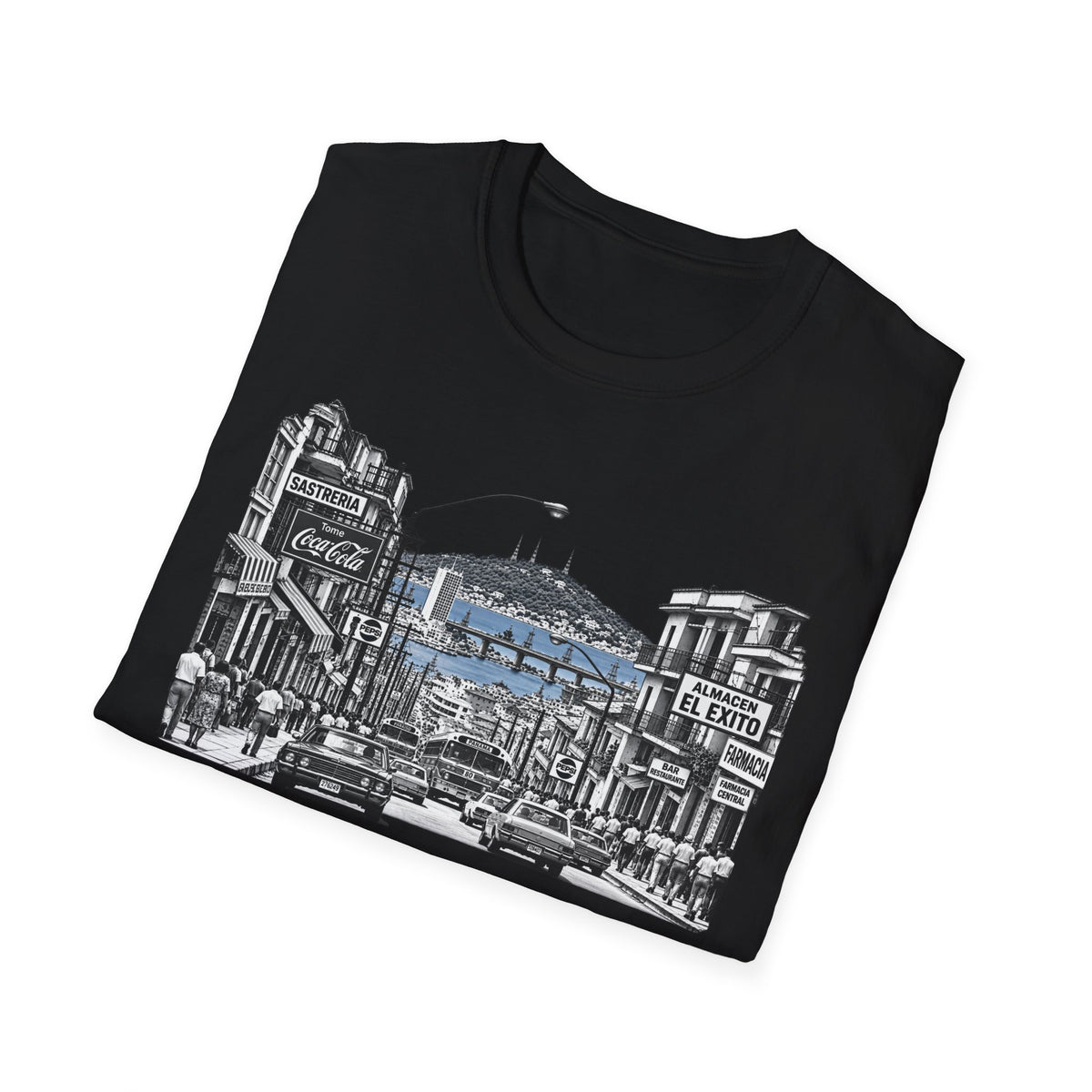 Sal Si Puedes Panama Vintage Street Scene T-Shirt — Retro Cityscape Graphic Tee