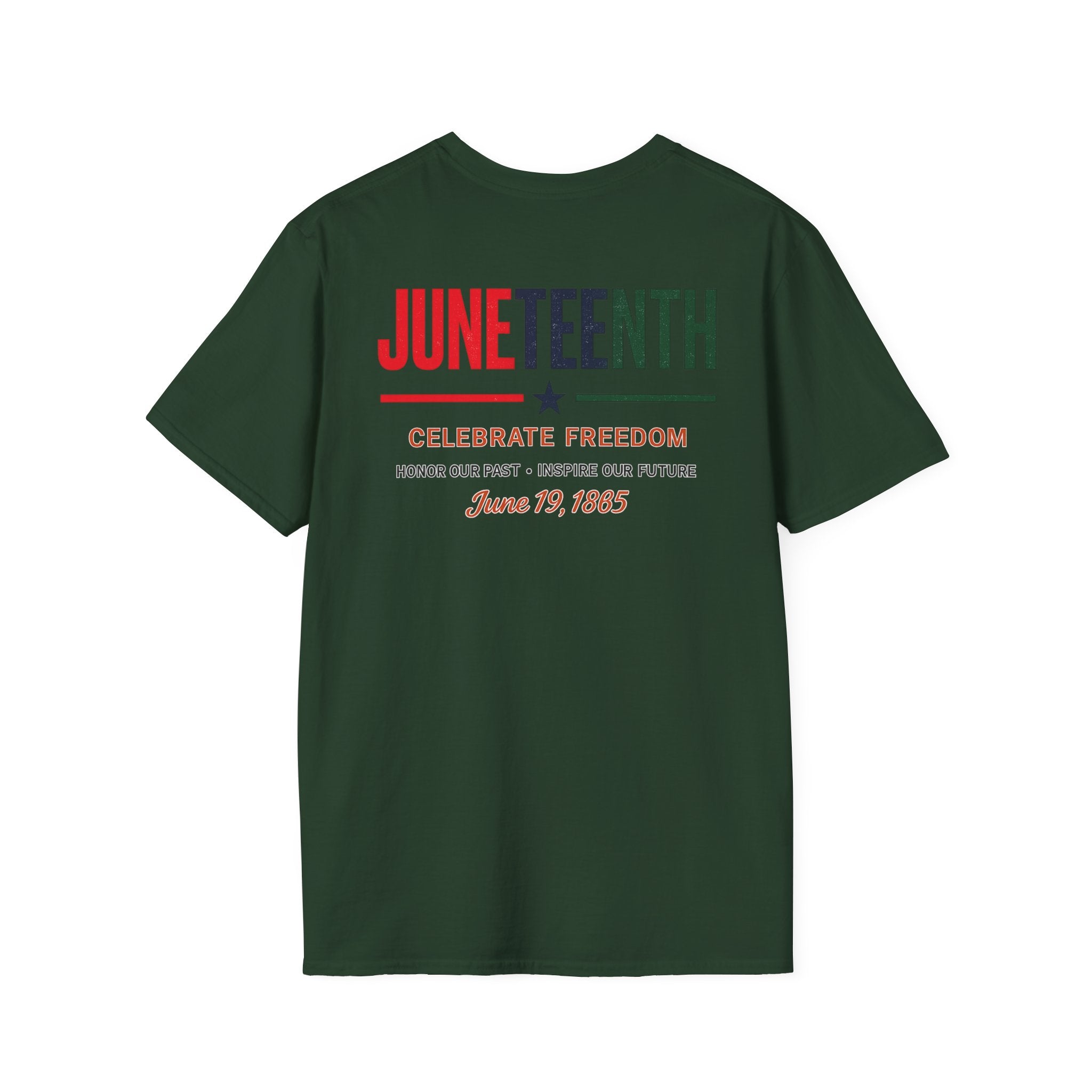 Juneteenth Celebration T-Shirt — Juneteenth Flag Design (June 19, 1865)