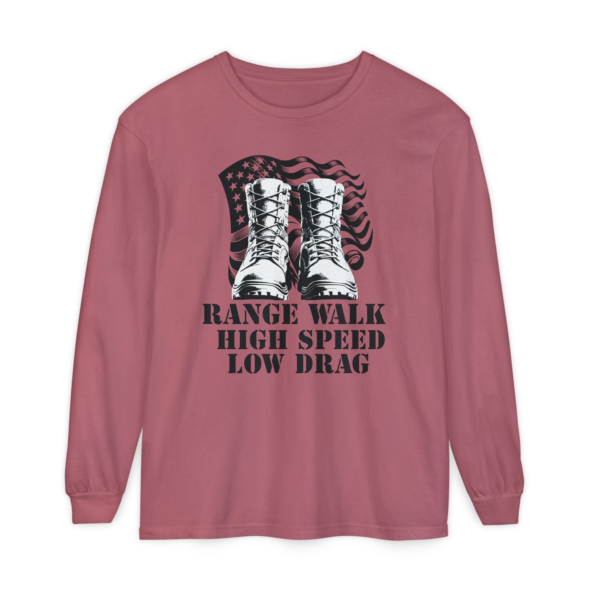 Unisex Garment-dyed Long Sleeve T-Shirt