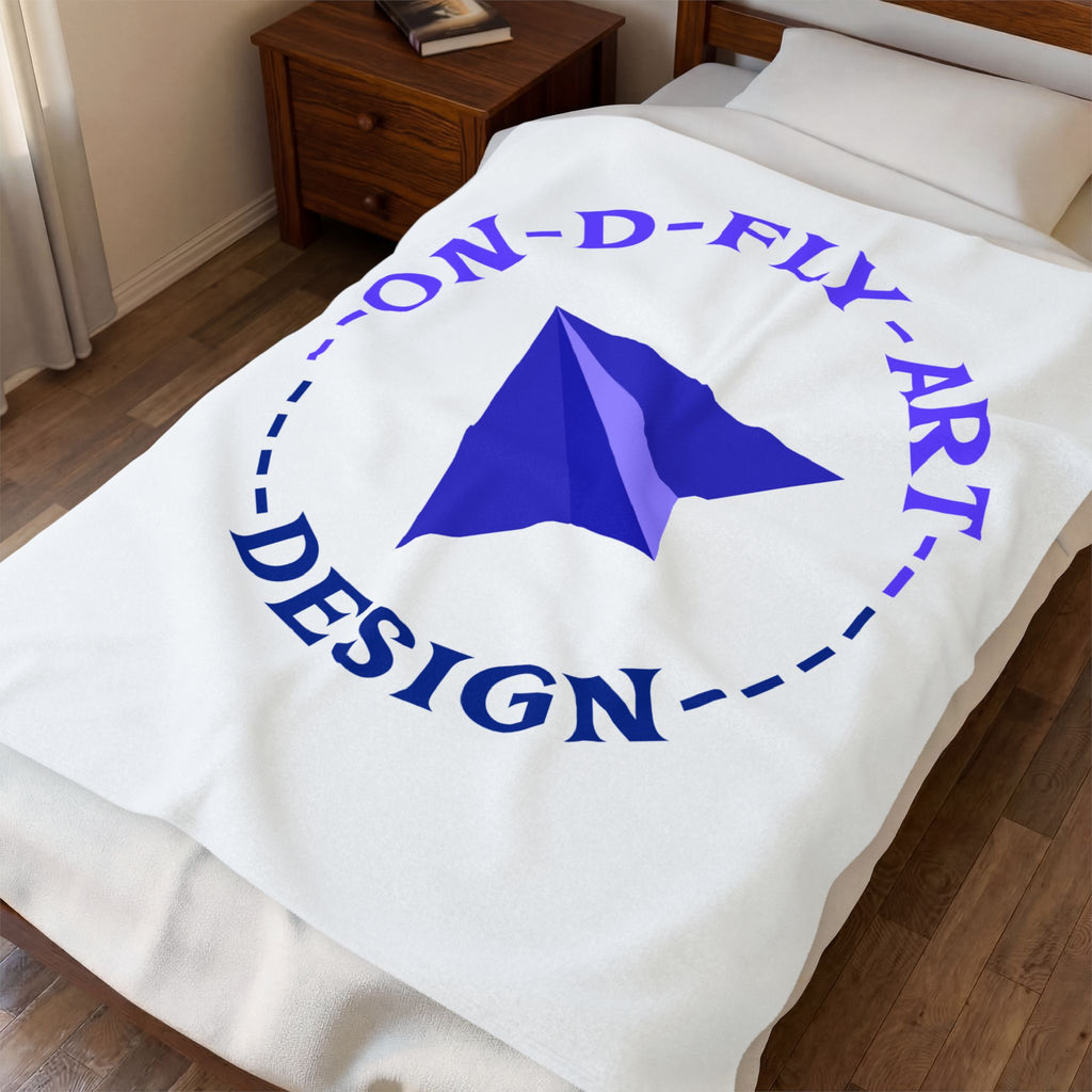 On-D-Fly-Art Design Velveteen Plush Blanket