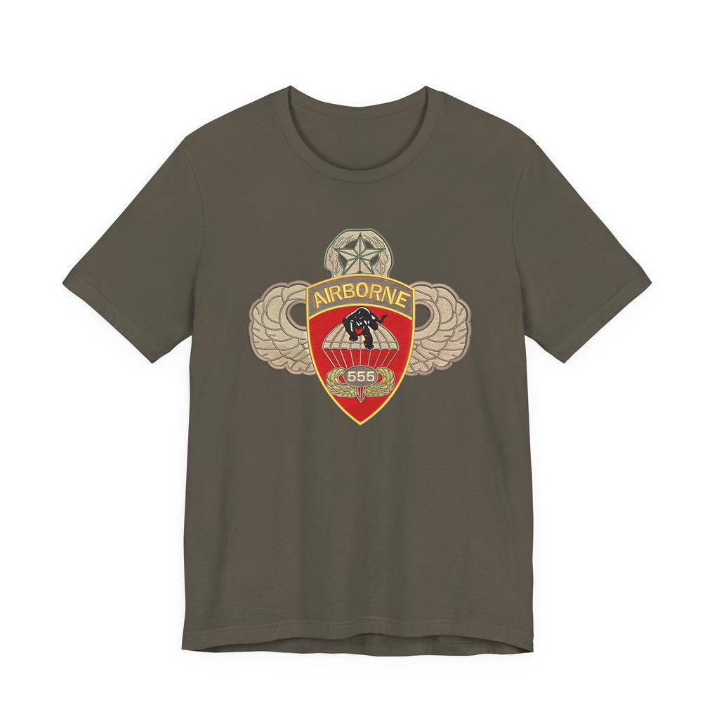 Airborne Spirit Unisex Tee, Military Appreciation Shirt, Casual Wear, Gift for Veterans, Patriotic T-Shirt