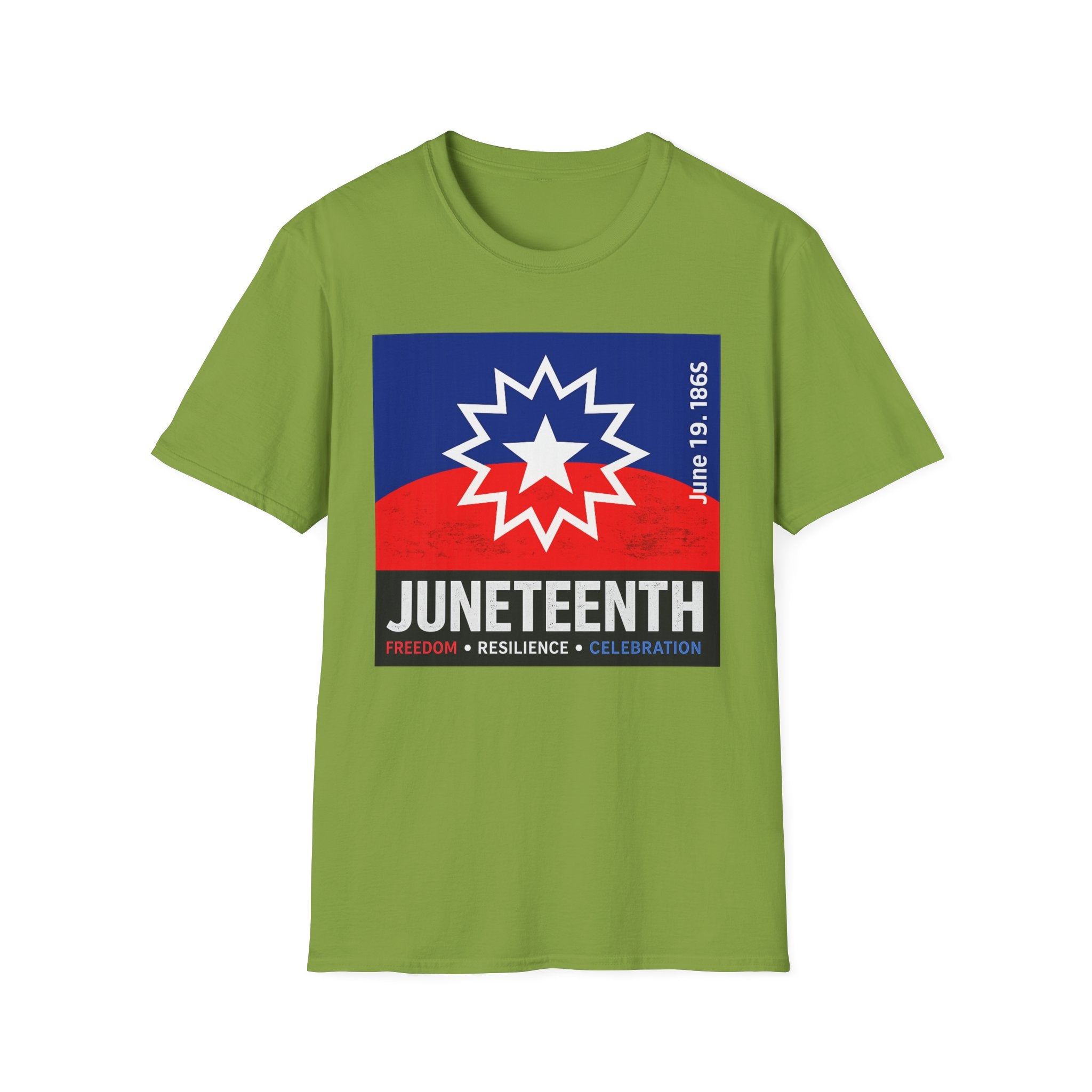 Juneteenth Celebration T-Shirt — Juneteenth Flag Design (June 19, 1865)