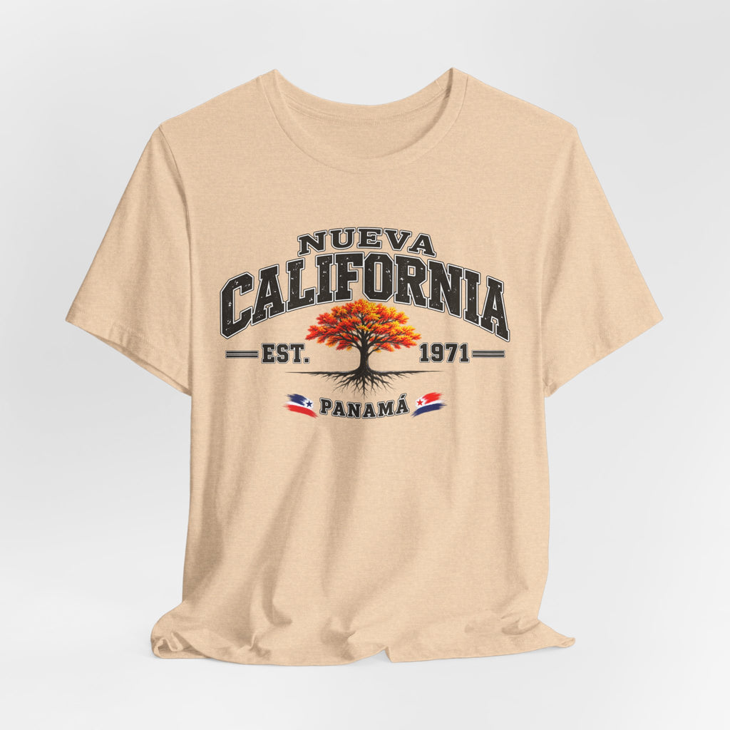 Nueva California Panama Tee – Retro 'Est. 1971' Vintage Tree T-Shirt