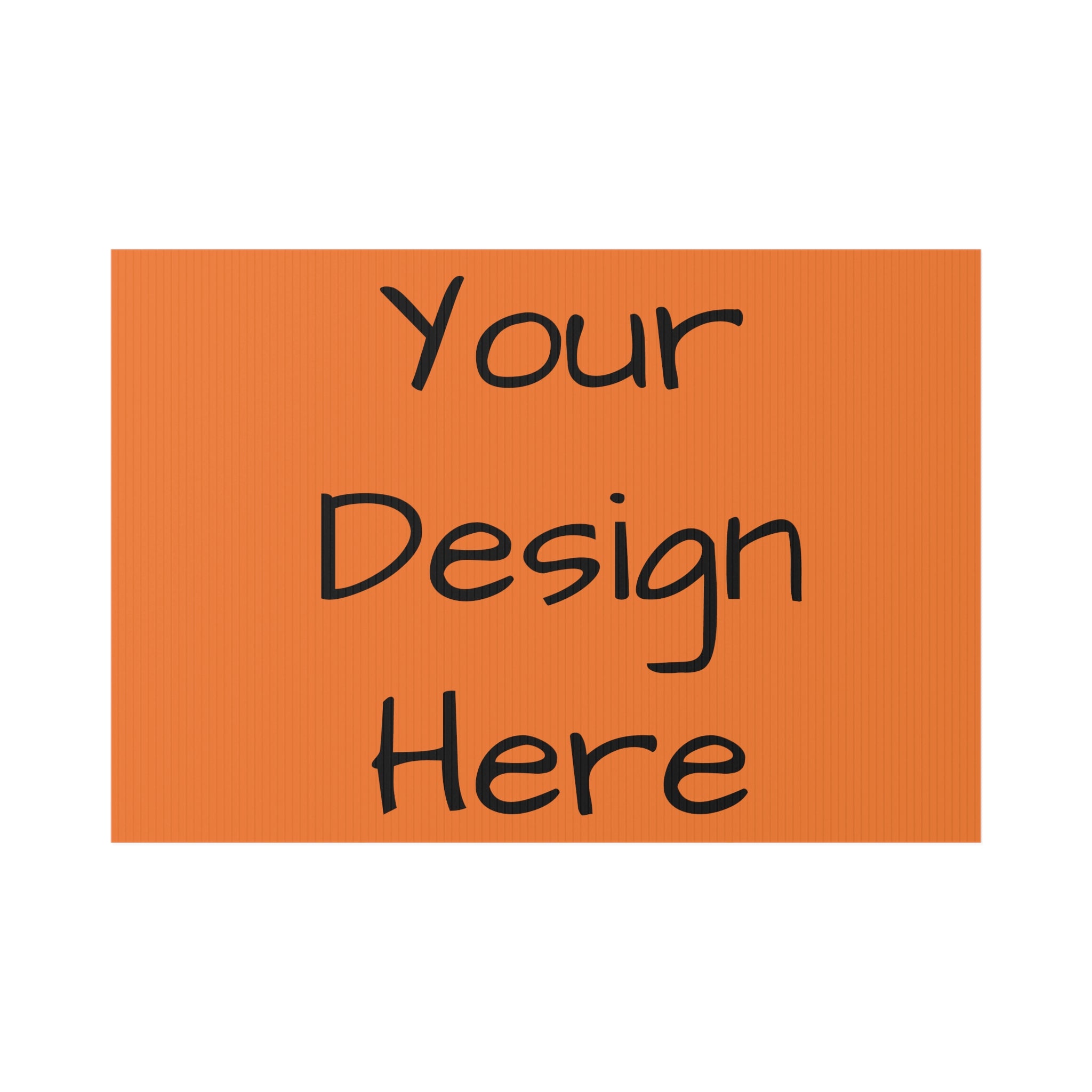Sampled Custom Lawn Sign