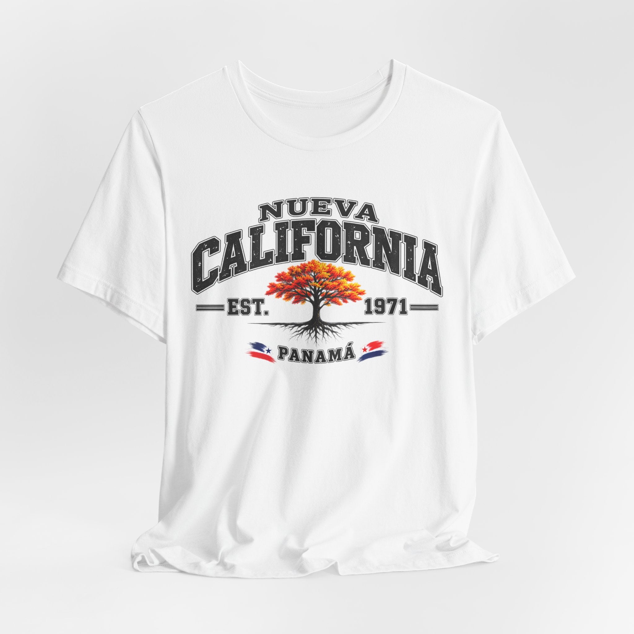 Nueva California Panama Tee – Retro 'Est. 1971' Vintage Tree T-Shirt