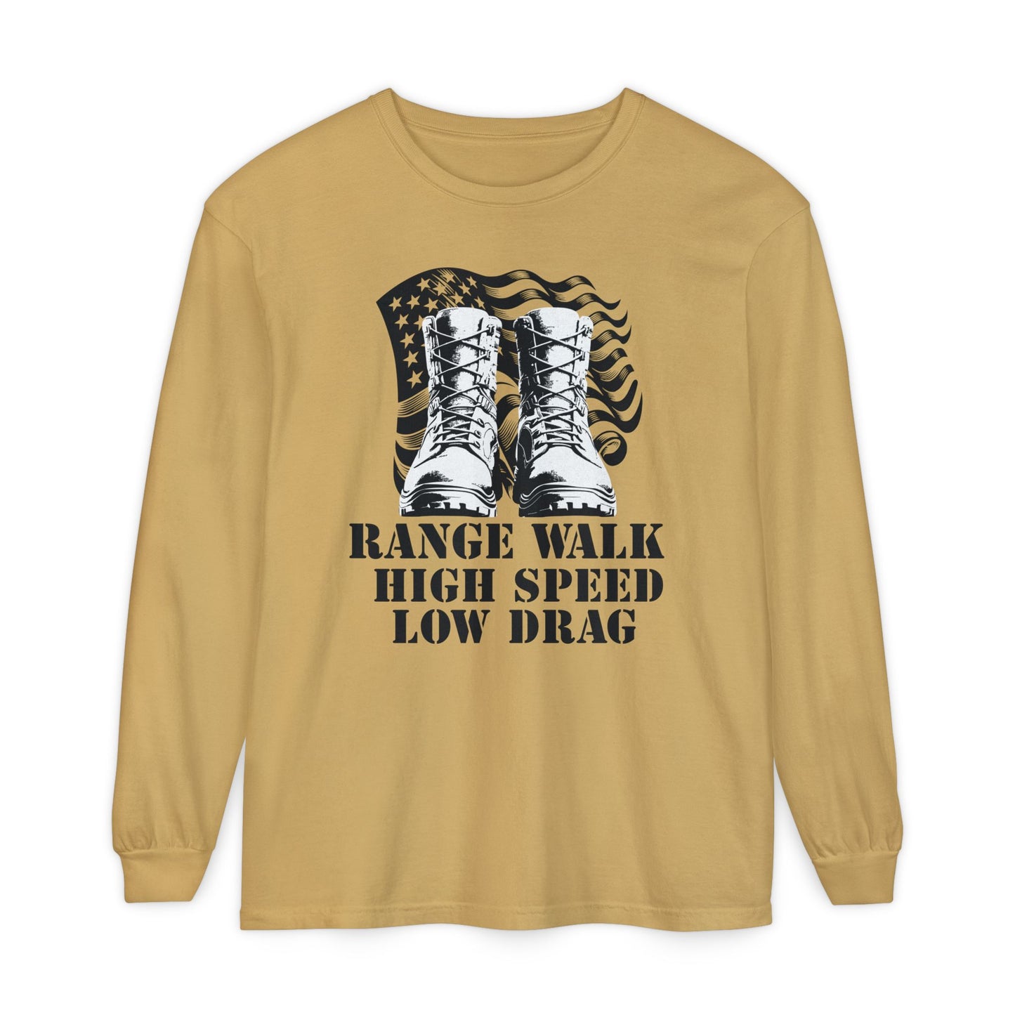 Unisex Garment-dyed Long Sleeve T-Shirt
