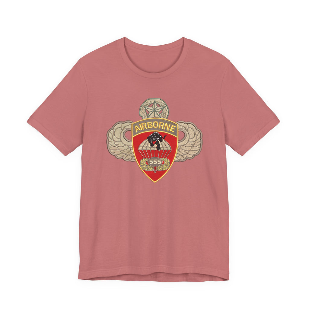 Airborne Spirit Unisex Tee, Military Appreciation Shirt, Casual Wear, Gift for Veterans, Patriotic T-Shirt