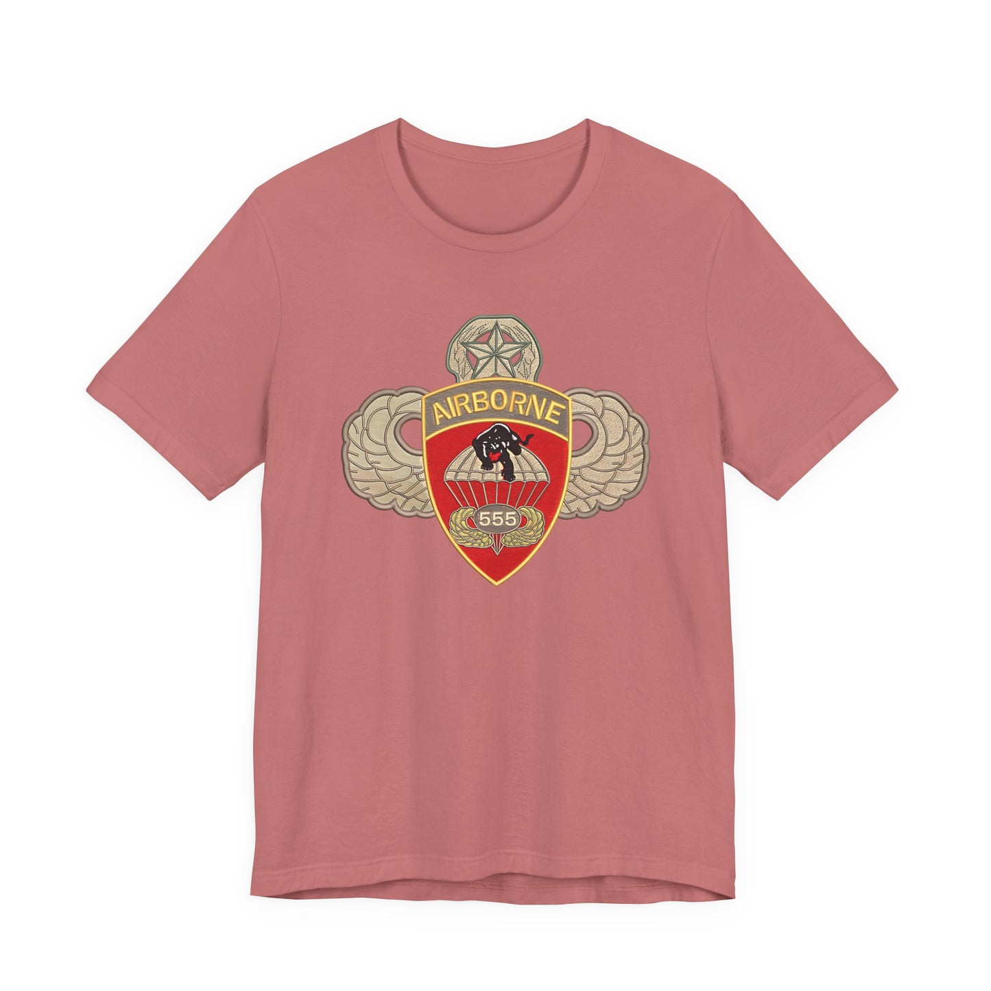 Airborne Spirit Unisex Tee, Military Appreciation Shirt, Casual Wear, Gift for Veterans, Patriotic T-Shirt