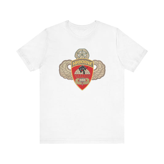 Airborne Spirit Unisex Tee, Military Appreciation Shirt, Casual Wear, Gift for Veterans, Patriotic T-Shirt