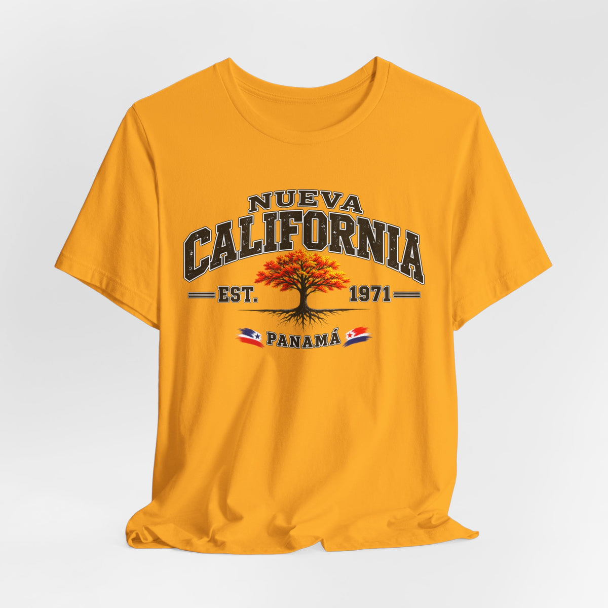 Nueva California Panama Tee – Retro 'Est. 1971' Vintage Tree T-Shirt