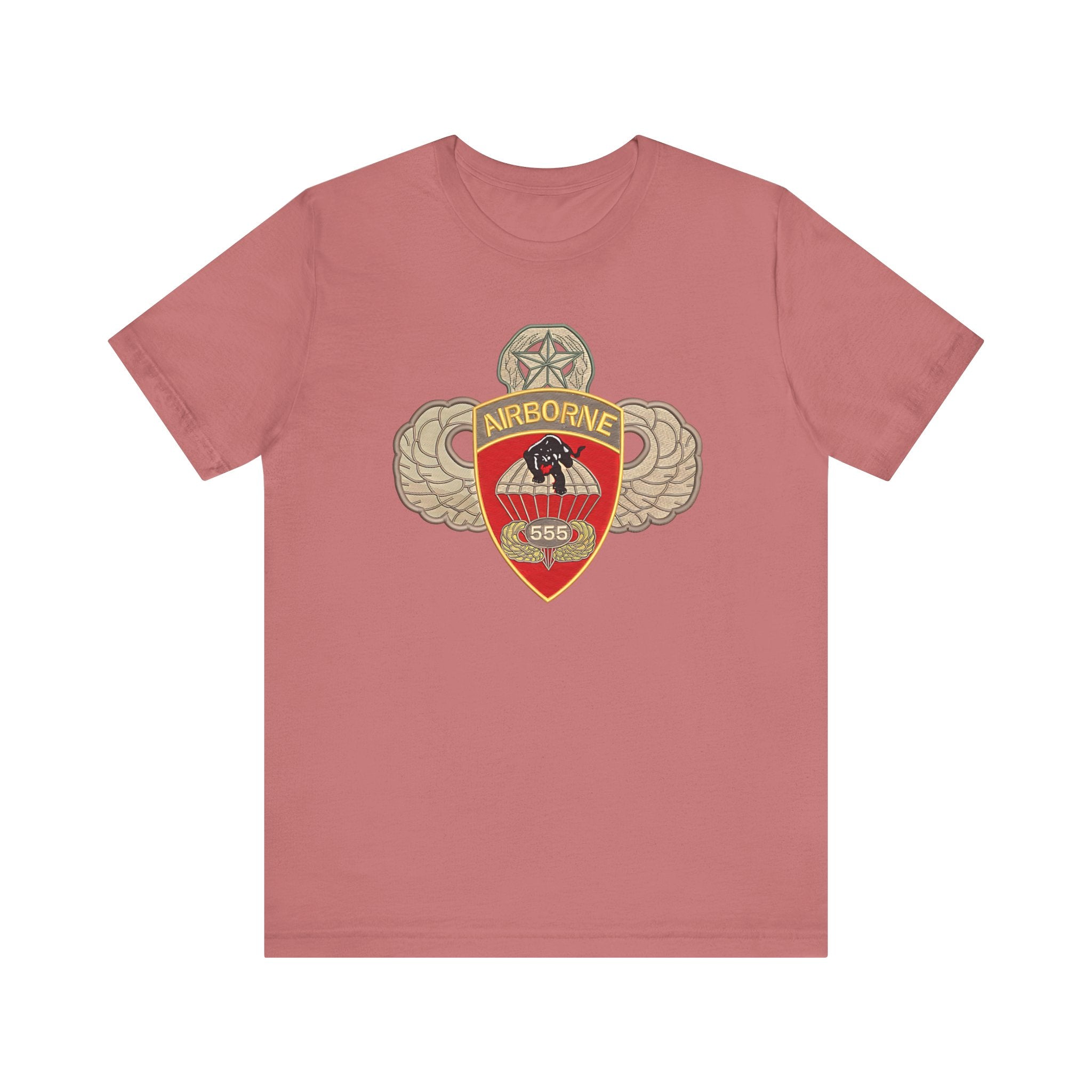 Airborne Spirit Unisex Tee, Military Appreciation Shirt, Casual Wear, Gift for Veterans, Patriotic T-Shirt