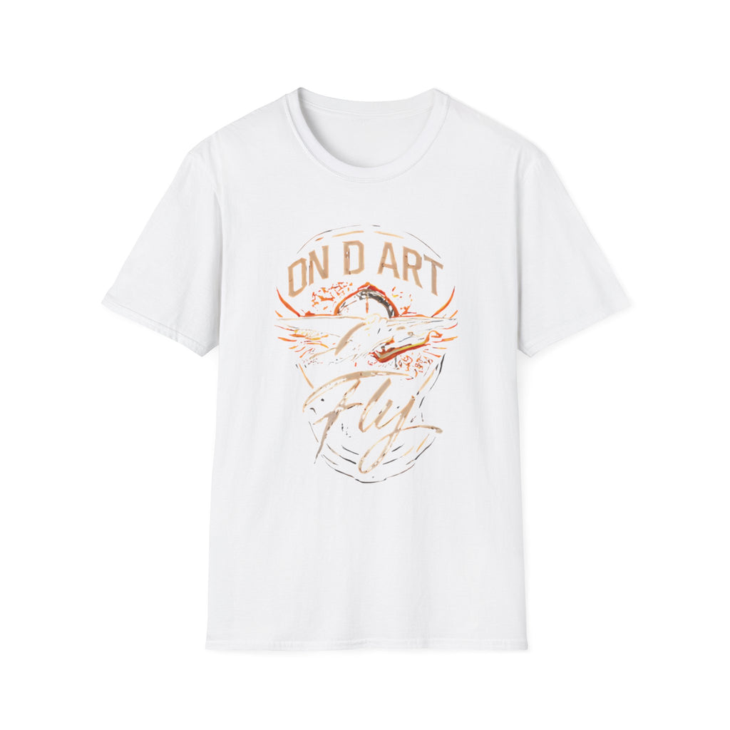 Fly Fishing T-Shirt — 'On D' Art Fly' Vintage Angler Graphic Tee