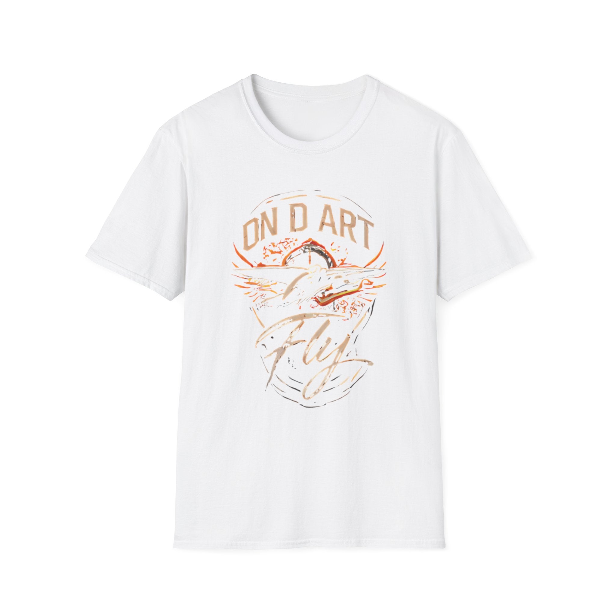 Fly Fishing T-Shirt — 'On D' Art Fly' Vintage Angler Graphic Tee
