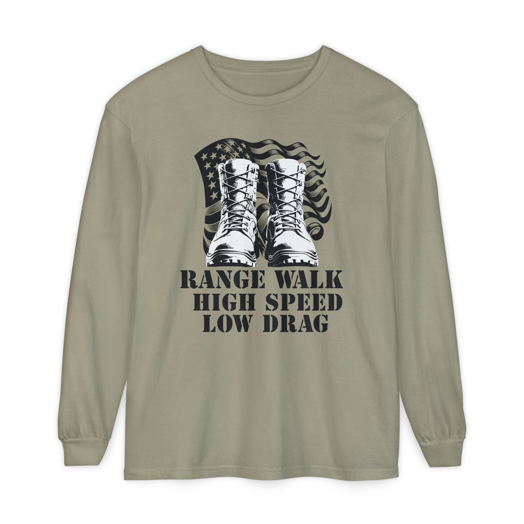 Unisex Garment-dyed Long Sleeve T-Shirt