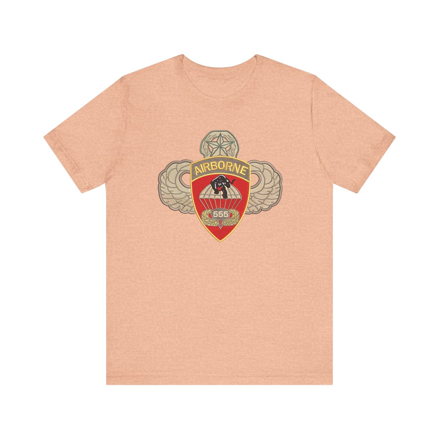 Airborne Spirit Unisex Tee, Military Appreciation Shirt, Casual Wear, Gift for Veterans, Patriotic T-Shirt