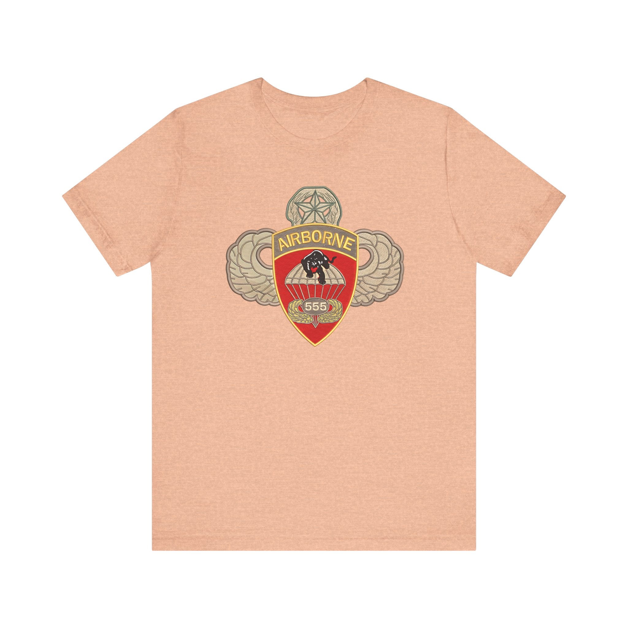 Airborne Spirit Unisex Tee, Military Appreciation Shirt, Casual Wear, Gift for Veterans, Patriotic T-Shirt