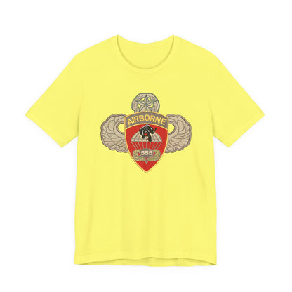 Airborne Spirit Unisex Tee, Military Appreciation Shirt, Casual Wear, Gift for Veterans, Patriotic T-Shirt