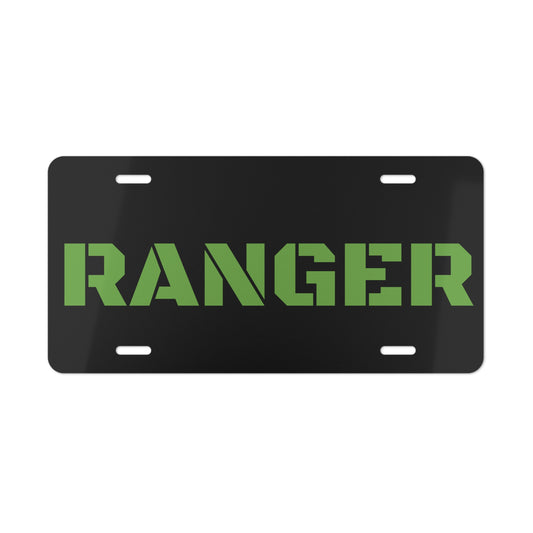 Army Ranger Custom Car Plate, Personalized Auto Plate, Decorative License Plate, Unique Vehicle Tag, Custom Vanity Plate