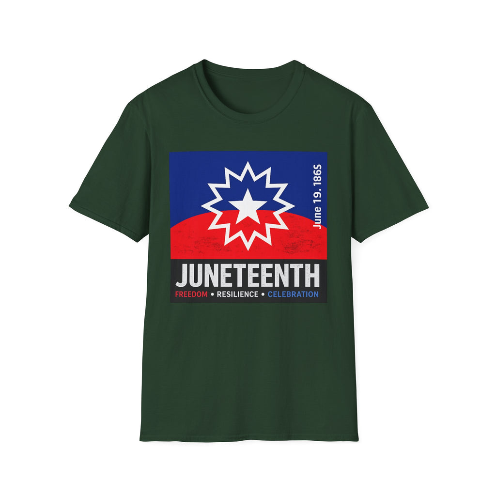 Juneteenth Celebration T-Shirt — Juneteenth Flag Design (June 19, 1865)