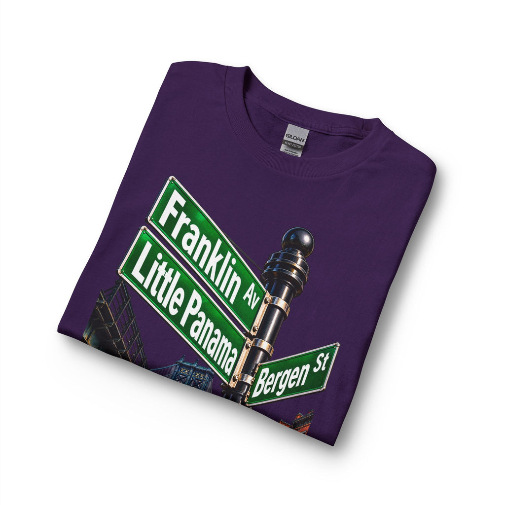 Brooklyn Street Sign Long Sleeve Tee — Franklin Ave Little Panama Bergen St Graphic