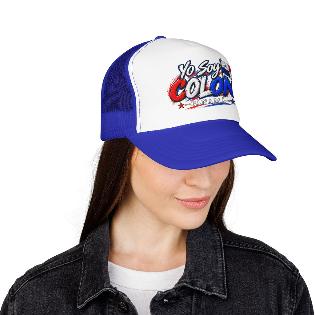 Yo Soy Colón Panama Foam Trucker Hat — Panamanian Pride Mesh Cap