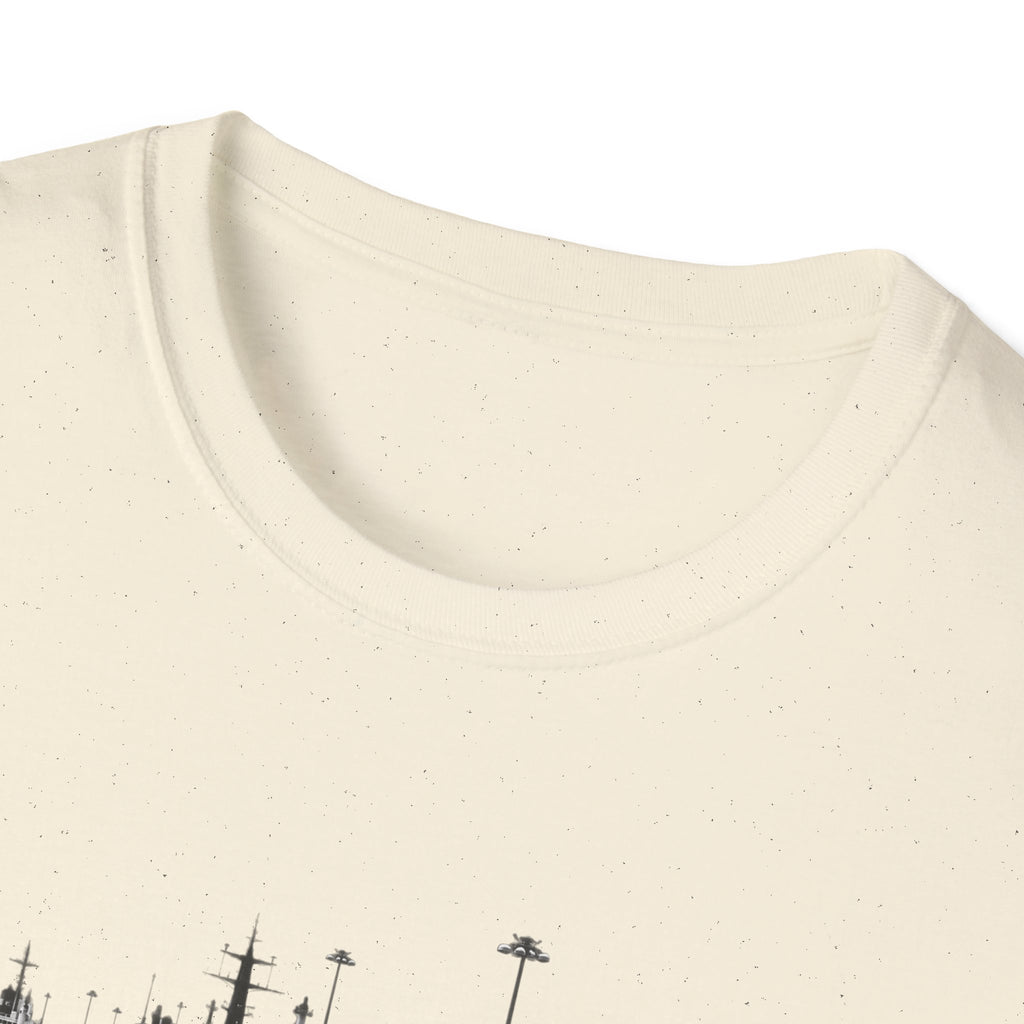 Gatun Locks Panama Canal Black & White Photo T-Shirt