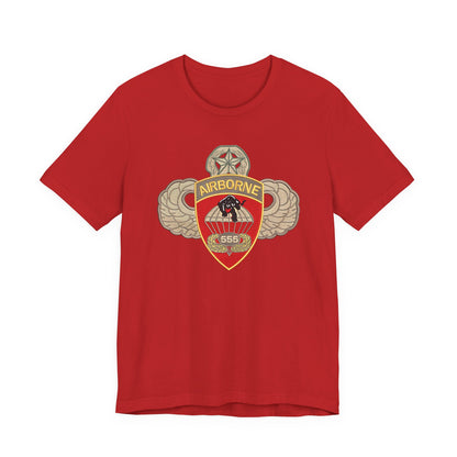 Airborne Spirit Unisex Tee, Military Appreciation Shirt, Casual Wear, Gift for Veterans, Patriotic T-Shirt