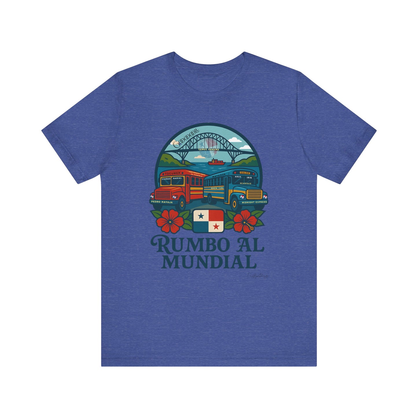 Rumbo al Mundial Soccer Tee — Vintage Panama Football World Cup Shirt
