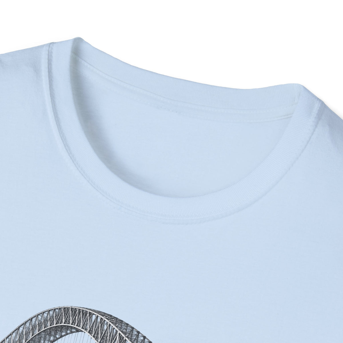 Bridge of The Americas  T-Shirt — Vintage Black & White Cityscape Tee