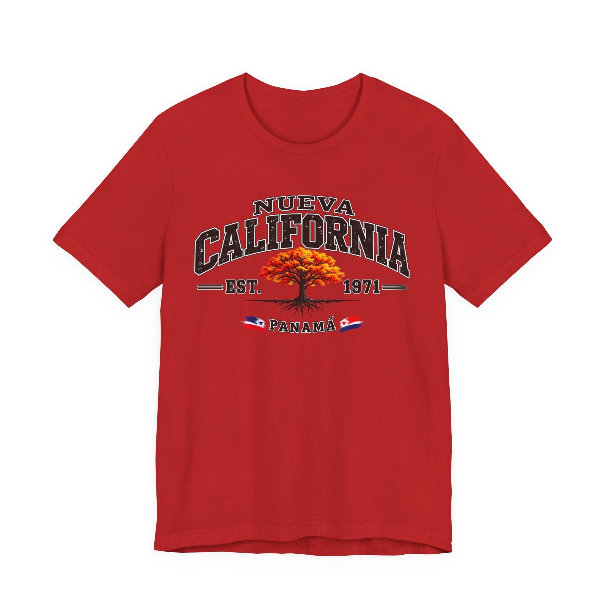 Nueva California Panama Tee – Retro 'Est. 1971' Vintage Tree T-Shirt