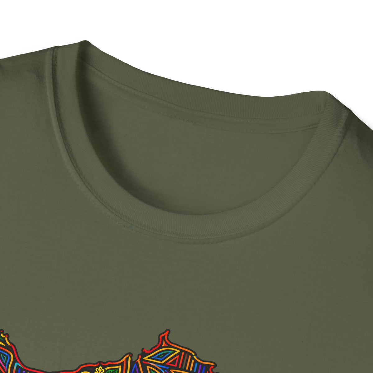 Panama Map T-Shirt — Colorful Mosaic Isthmus Map Tee