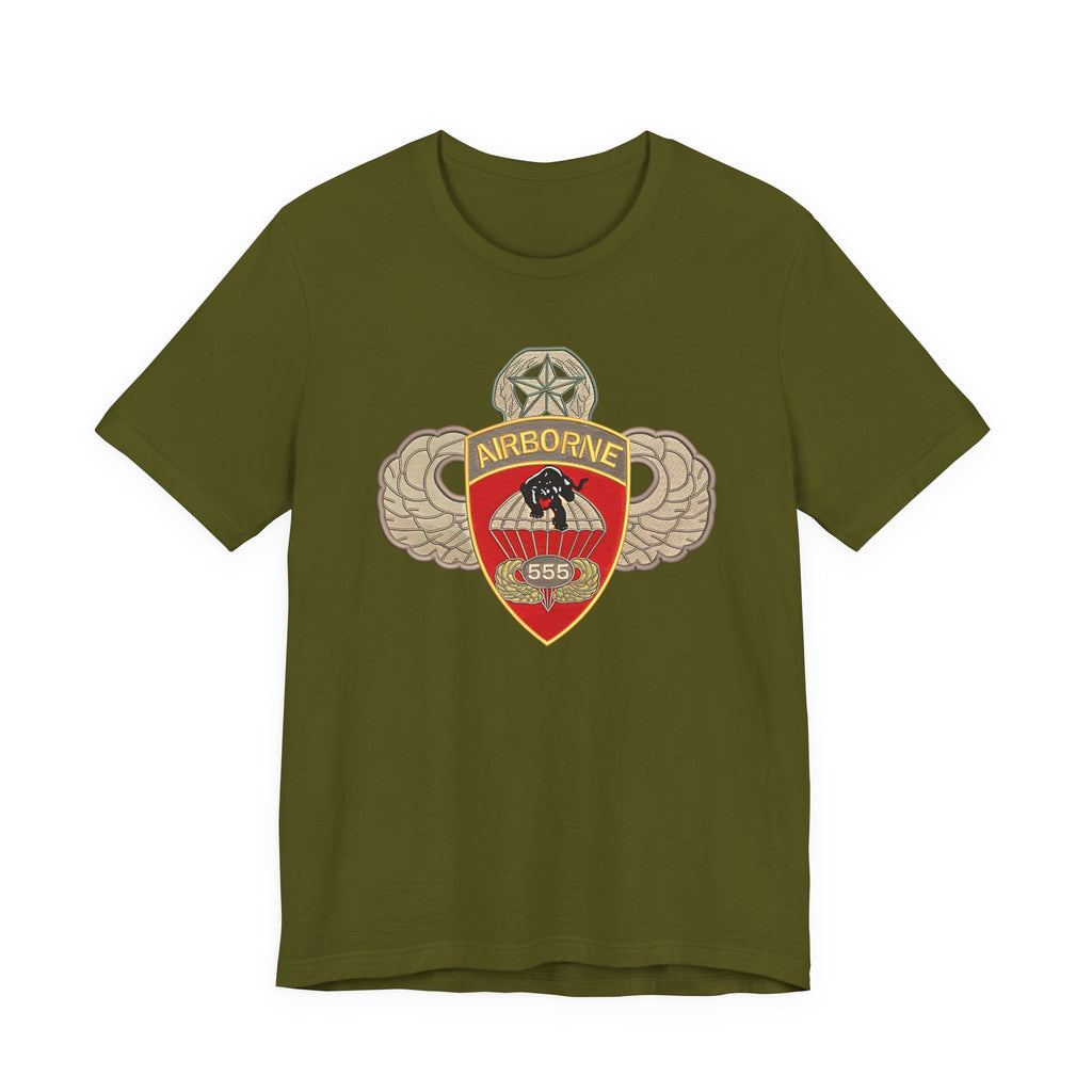 Airborne Spirit Unisex Tee, Military Appreciation Shirt, Casual Wear, Gift for Veterans, Patriotic T-Shirt