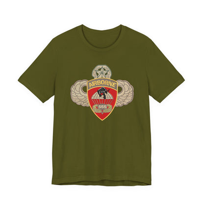Airborne Spirit Unisex Tee, Military Appreciation Shirt, Casual Wear, Gift for Veterans, Patriotic T-Shirt