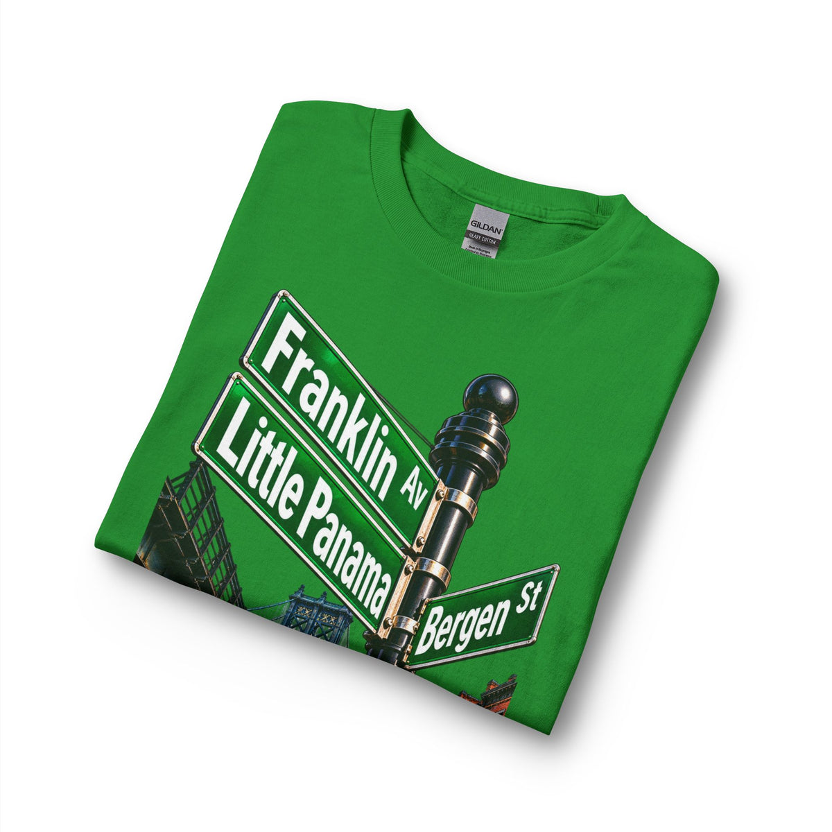 Brooklyn Street Sign Long Sleeve Tee — Franklin Ave Little Panama Bergen St Graphic