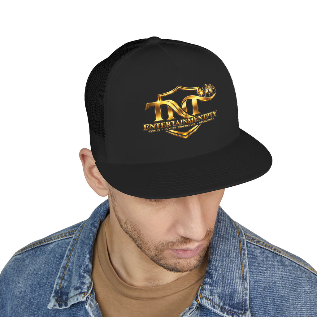 Trucker Cap — Gold Shield Entertainment Logo Snapback