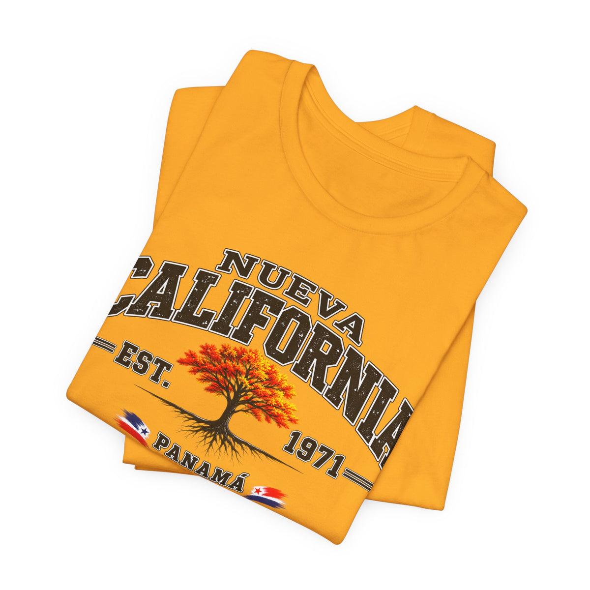 Nueva California Panama Tee – Retro 'Est. 1971' Vintage Tree T-Shirt