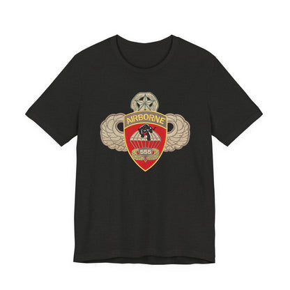 Airborne Spirit Unisex Tee, Military Appreciation Shirt, Casual Wear, Gift for Veterans, Patriotic T-Shirt